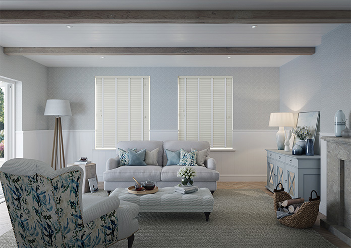 Ecowood Deluxe, Chenille Satin - Motorised Venetian Blind - Image 7